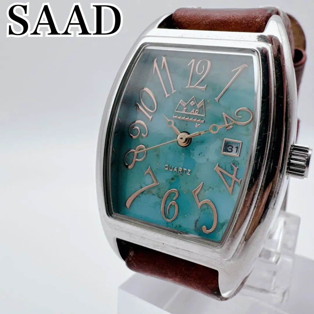 SAADターコイズ腕時計　破格値 2025年最新】saad 時計 ターコイズの人気アイテム - メルカリ