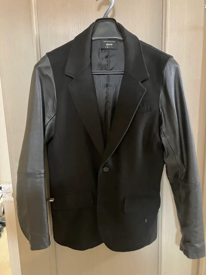 グラム　gramb ドット柄黒　ベロア生地スーツ　size４　ＸＬ　試着のみ 2025年最新】glamb メンズ ビジネススーツの人気アイテム - メルカリ