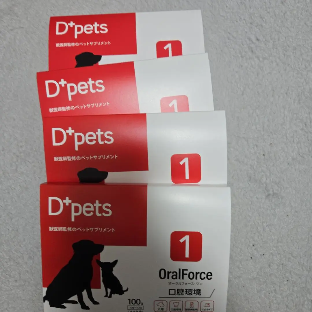 D+pets OralForce 口腔環境改善 100g×4 的縮圖