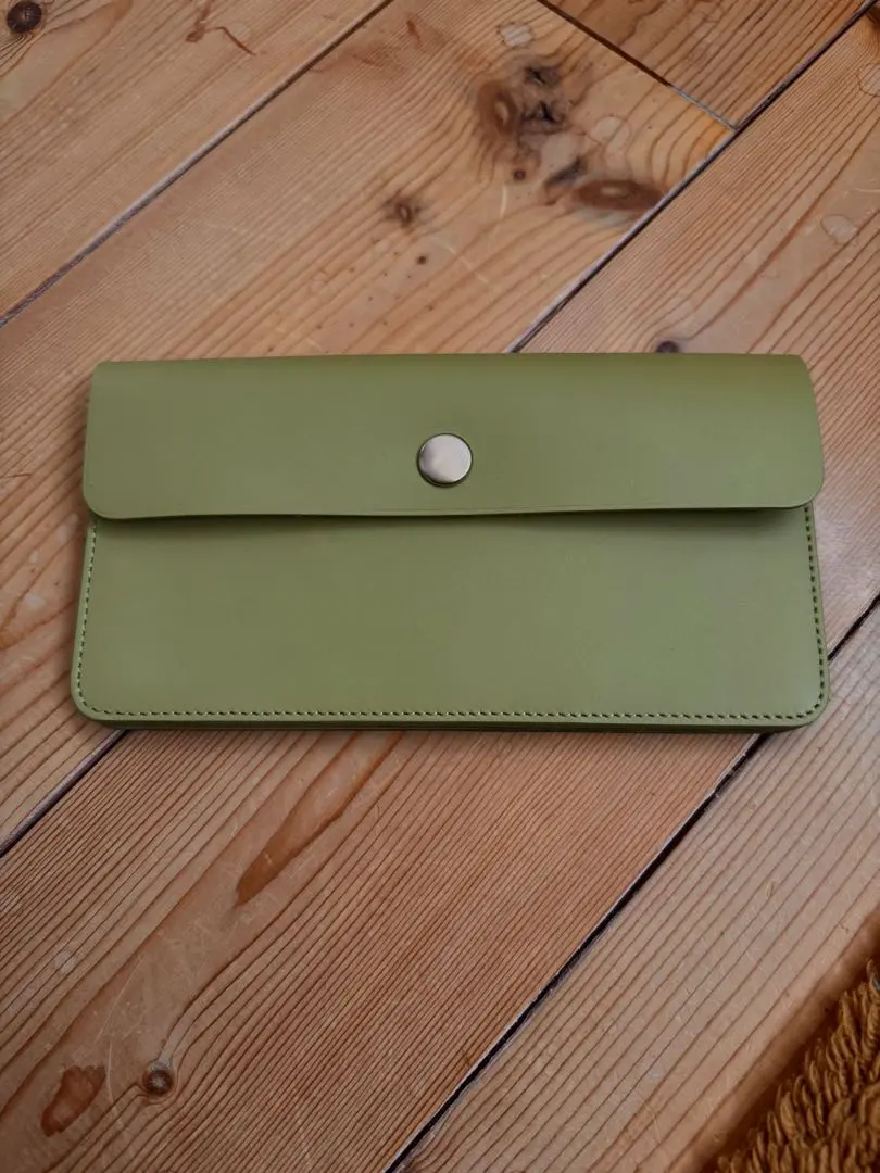 Thumbnail of MARGARET HOWELL Green Leather Long Wallet