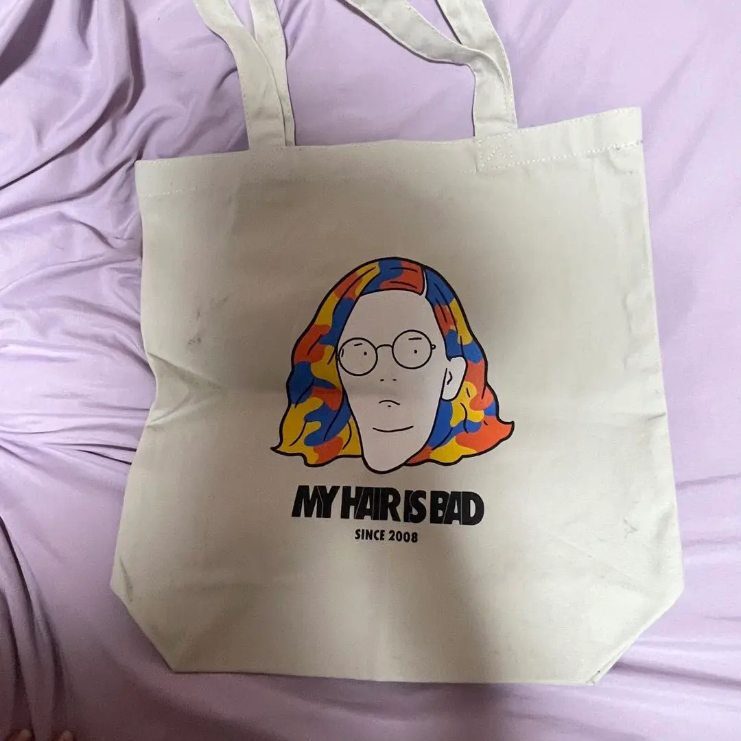 My Hair is Bad トートバッグ ブラック 匿名配送 My Hair is Bad トートバッグ - メルカリ