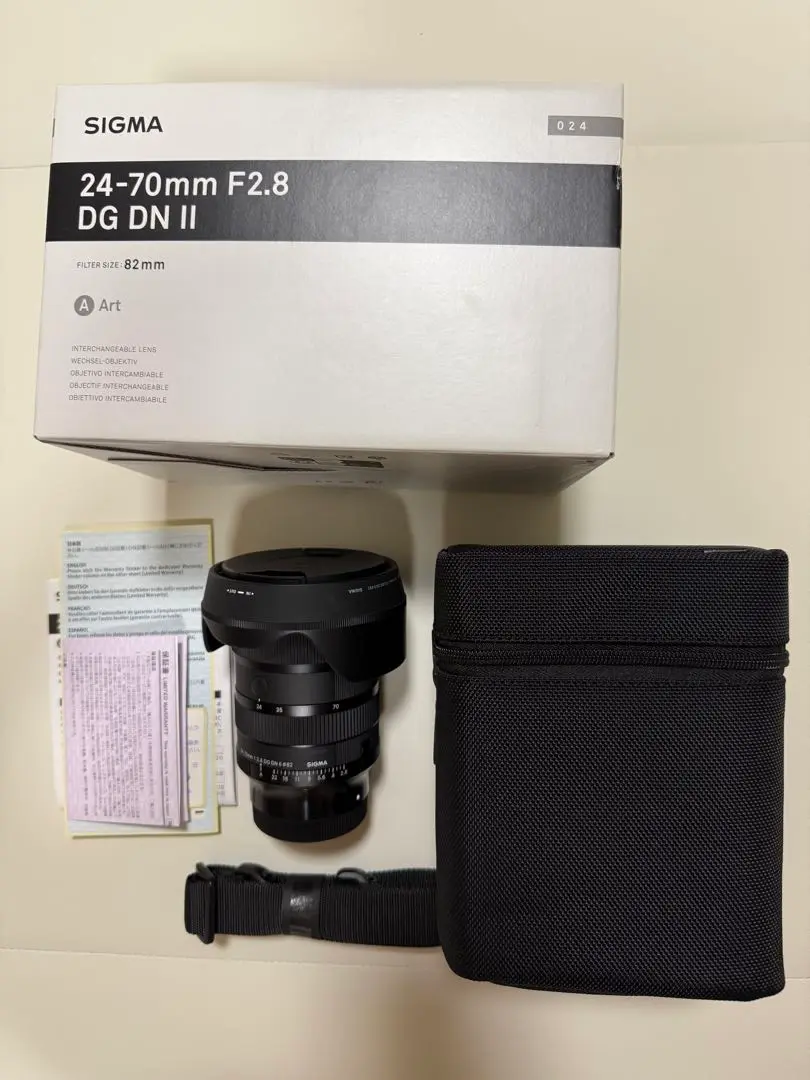 新古品SIGMA 24-70mm F2.8 DG DN II保証書付 SIGMA 24-70mm F2.8 DG DN II | Art | SIGMA Corporation of America
