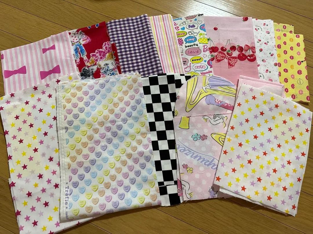 Thumbnail of Scrap fabric set for sale! Many rare fabrics included! Extras also included!