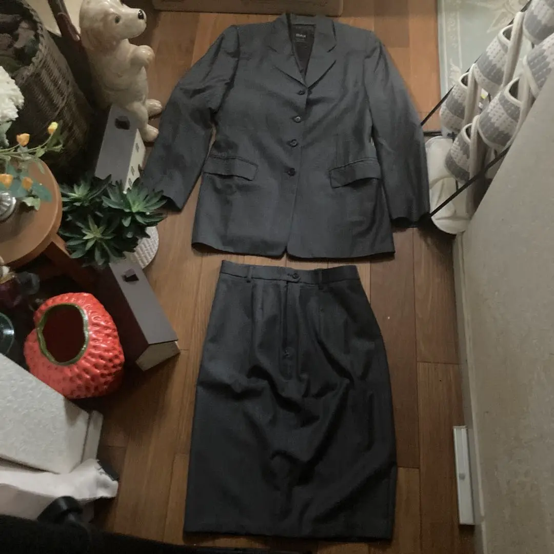 Thumbnail of ISAIA Gray Single-Breasted Jacket