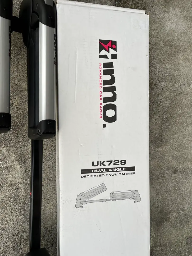 inno スノーボードキャリア UK729 現行デリカ、エルグランドフック付き 楽天市場】INNO UK729 スキー/スノーボードキャリア デュアル