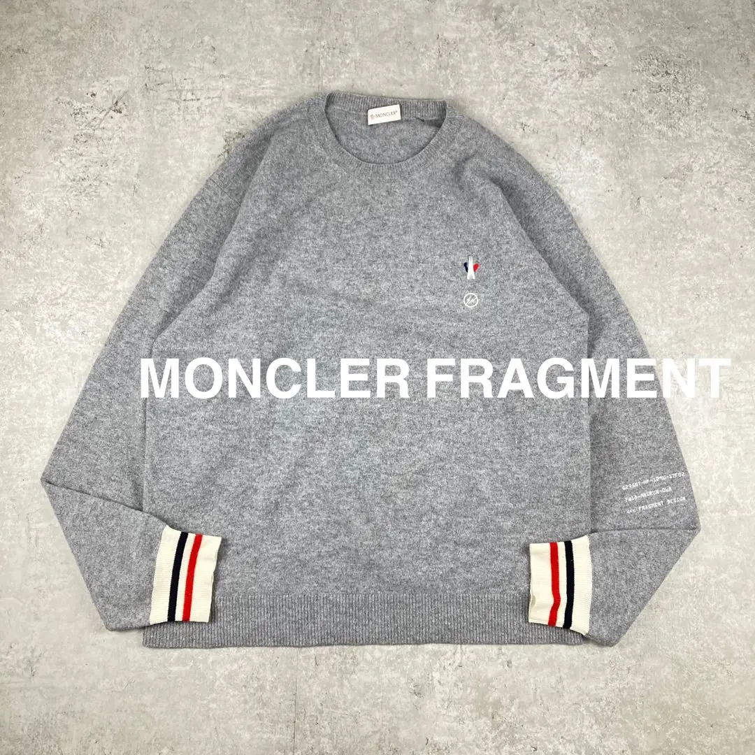 MONCLER FRAGMENT DESIGN モンクレール、ネイビーセーター MONCLER FRAGMENT DESIGN モンクレール、ネイビーセーター