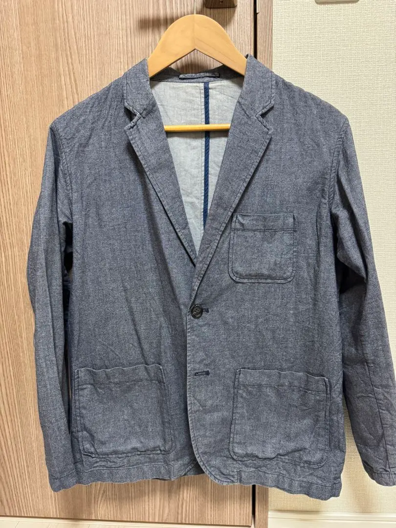 Thumbnail of THE SHOP TK Dark Blue Tailored Jacket (Autumn Collection)