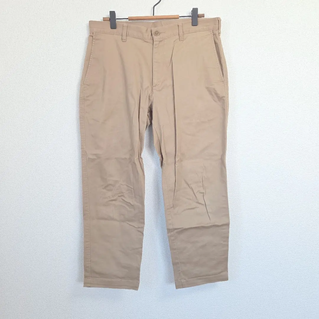 Thumbnail of Uniqlo Men's Chino Pants Beige Straight Leg Casual Standard