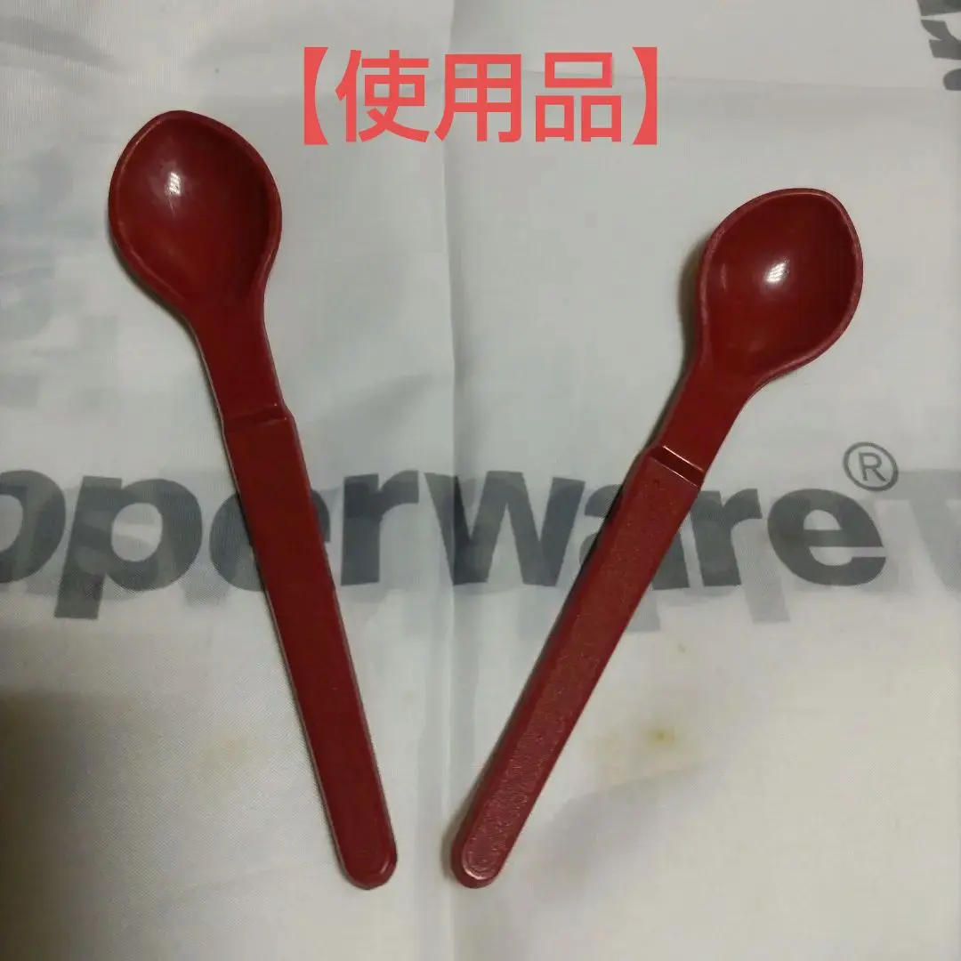 タッパーウエア  Tupperware 10個セット　スコップ型スプーン3個 昭和レトロ！タッパーウェア スコップスプーン 3個セット 調味料