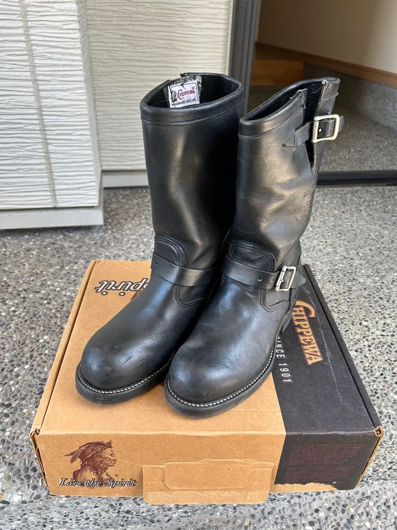 スチールトゥ仕様！ビッグサイズ9E！美品！PT99！チペワ27863エンジニア 楽天市場】チペワ Chippewa 11