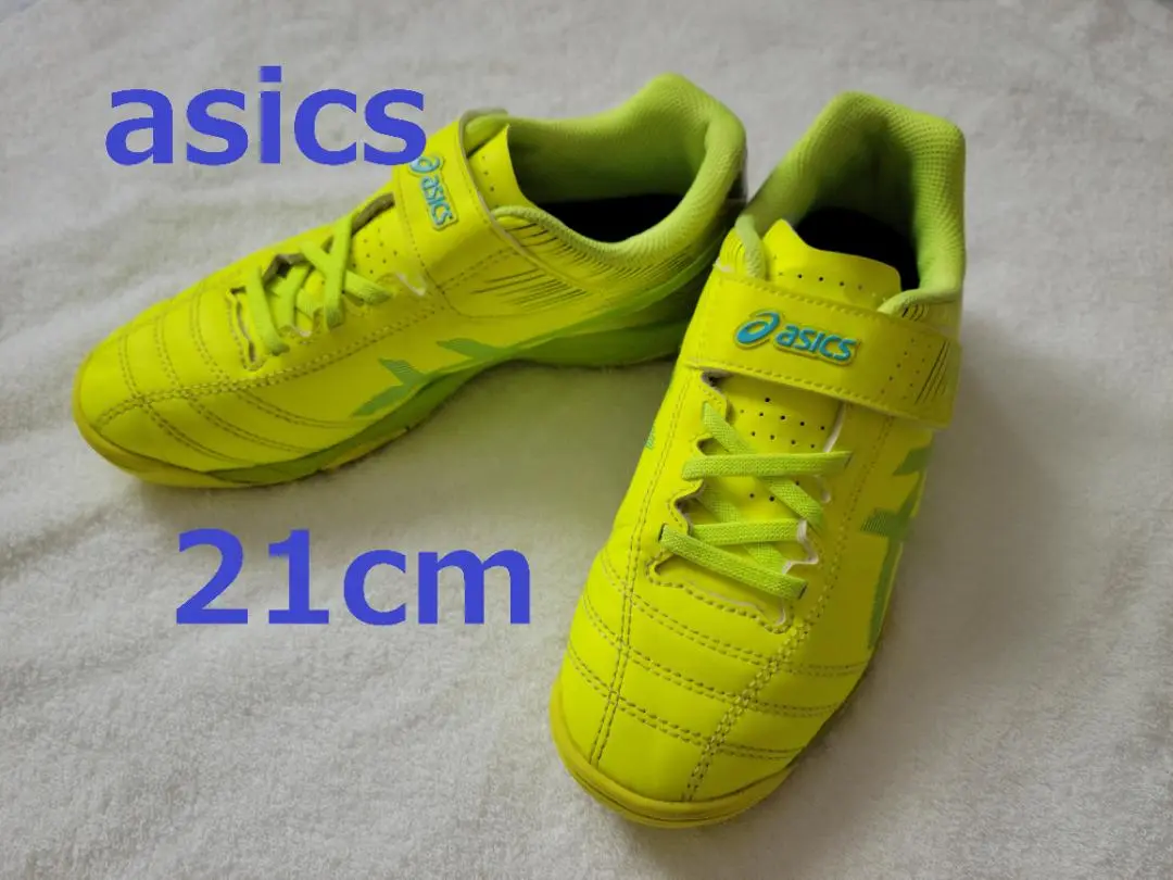 【新品タグ付き】asics ジュニオーレ　イエロー　　21.5 cm 2025年最新】juniole 21の人気アイテム - メルカリ