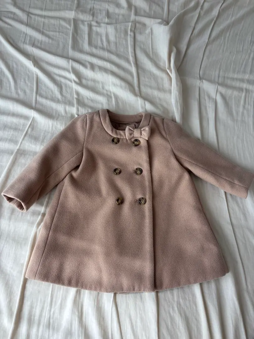 Thumbnail of Baby GAP beige double-breasted coat