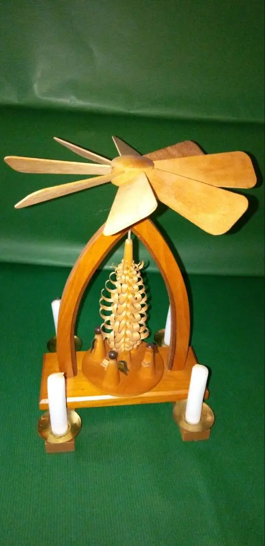 【正規品/セール価格】ビンテージ❣️本場ドイツのクリスマスピラミッド クリスマスピラミッド 白枠のみ – ドイツ・ザイフェンの木の