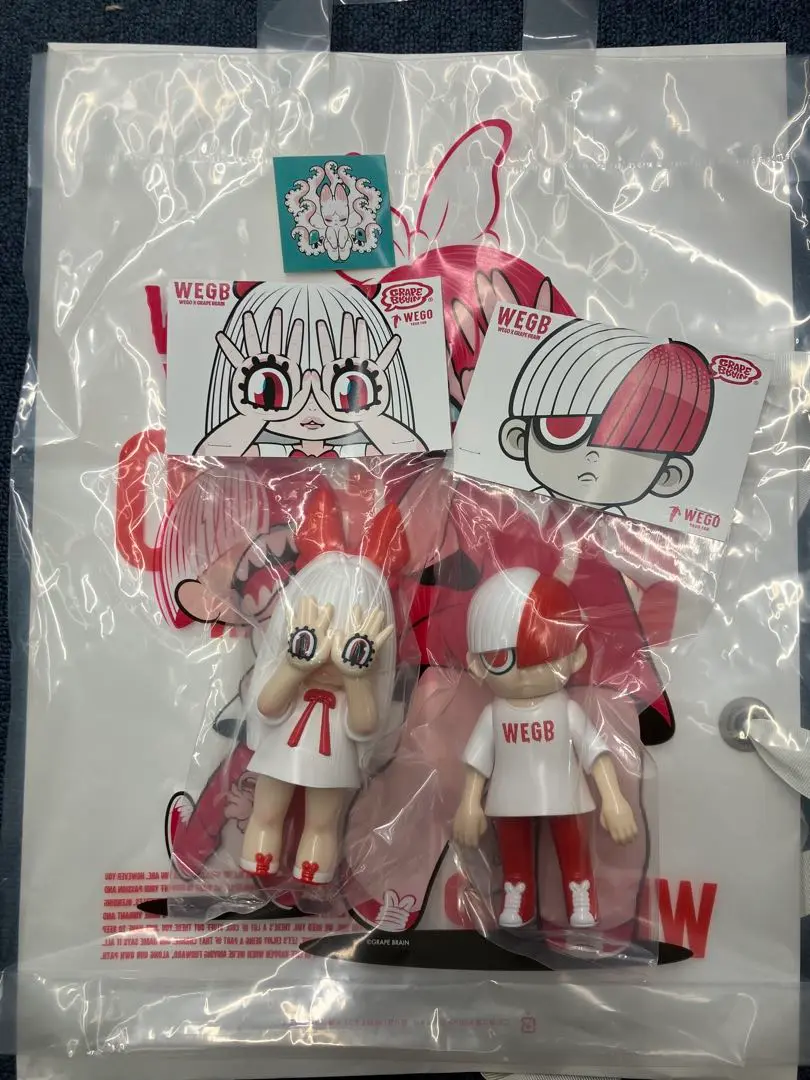 新品 にぎるちゃん＆のりくんセット WEGO ver. ショッパー＆ステッカー付 新品 にぎるちゃん＆のりくんセット WEGO ver. ショッパー