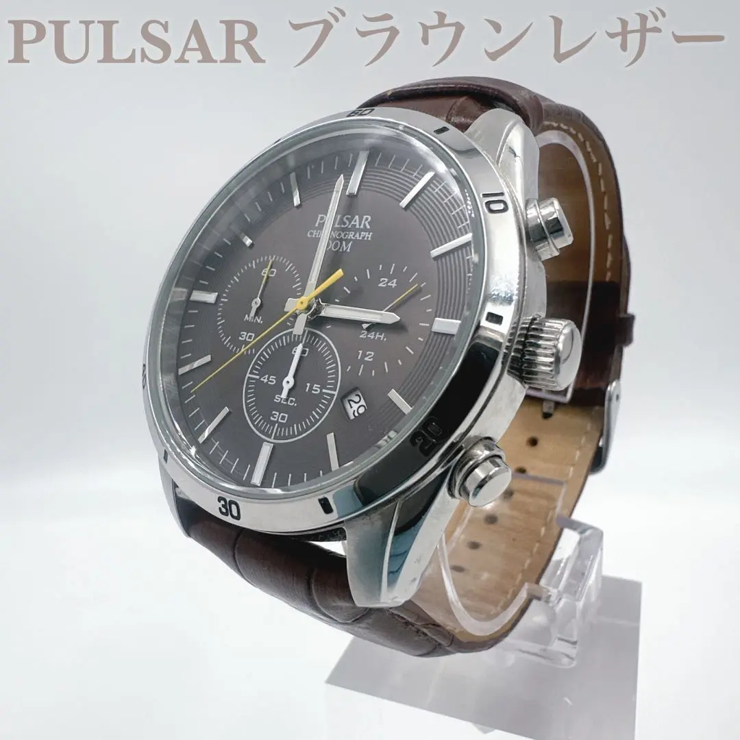 PULSARパルサークォーツ腕時計アナログレザーホワイトVD53-X020 2025年最新】VD53 PULSARの人気アイテム - メルカリ