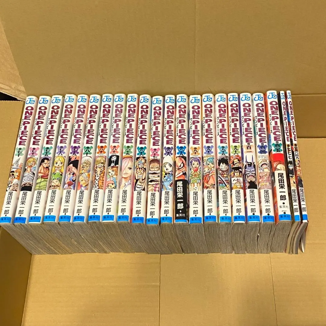Thumbnail of Manga: One Piece by Eiichiro Oda, Volumes 70-105, 20 books + 2 bonus books, incomplete set
