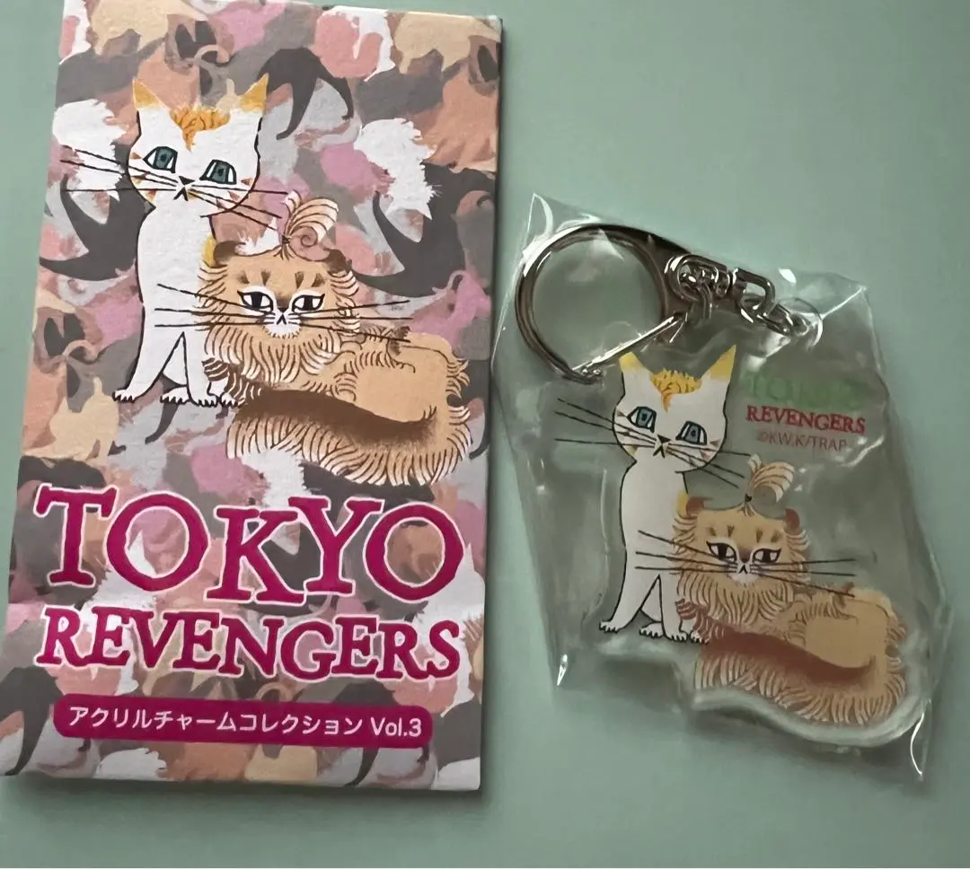 東京リベンジャーズアクリルチャームコレクションVol.3 黒ねこ意匠 コンプ 東京リベンジャーズ〉アクリルチャームコレクションVol.3
