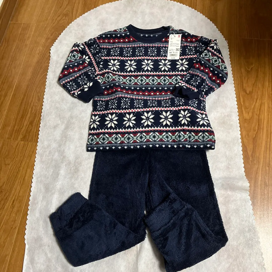 Thumbnail of UNIQLO KIDS Nordic Pattern Pajamas 110