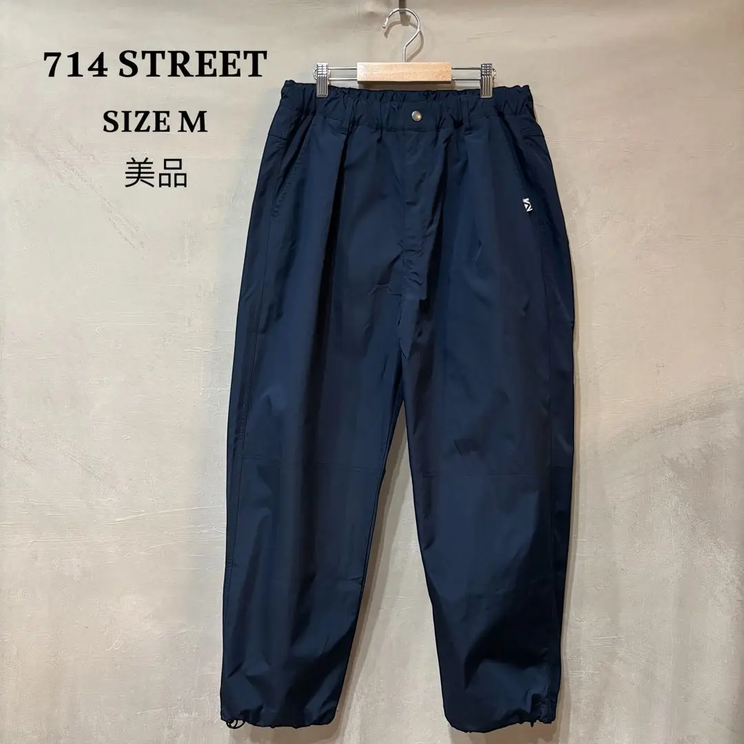 714 STREET nnine ナイロン カーゴパンツ シャカシャカ