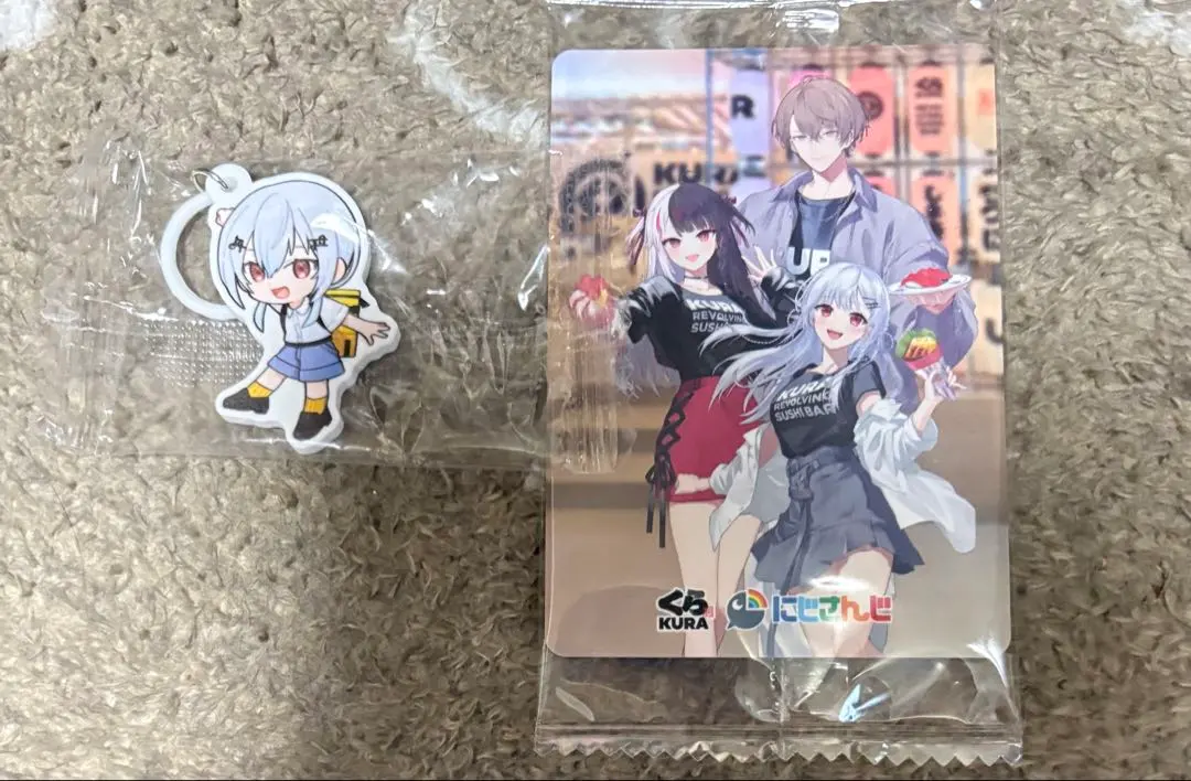 彩虹社 藏壽司 葉加瀬冬雪 標記吊飾 驚喜轉蛋 的縮圖