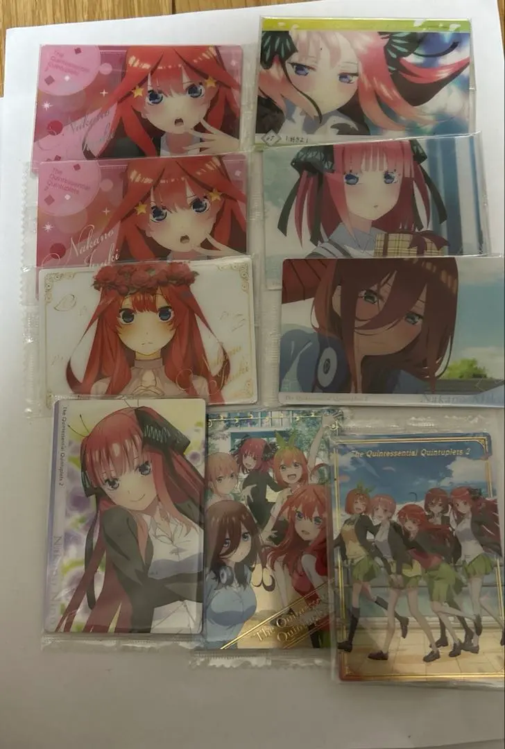 Thumbnail of Quintessential Quintuplets Wafer Cards - Bulk Sale