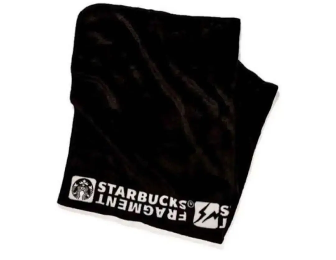 スターバックス フラグメント カフェブランケット 黒 ブラック 藤原ヒロシ スターバックス フラグメント カフェブランケット 黒 ブラック