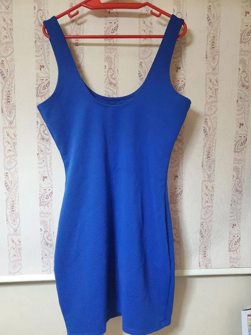 Thumbnail of Sleeveless mini dress, blue
