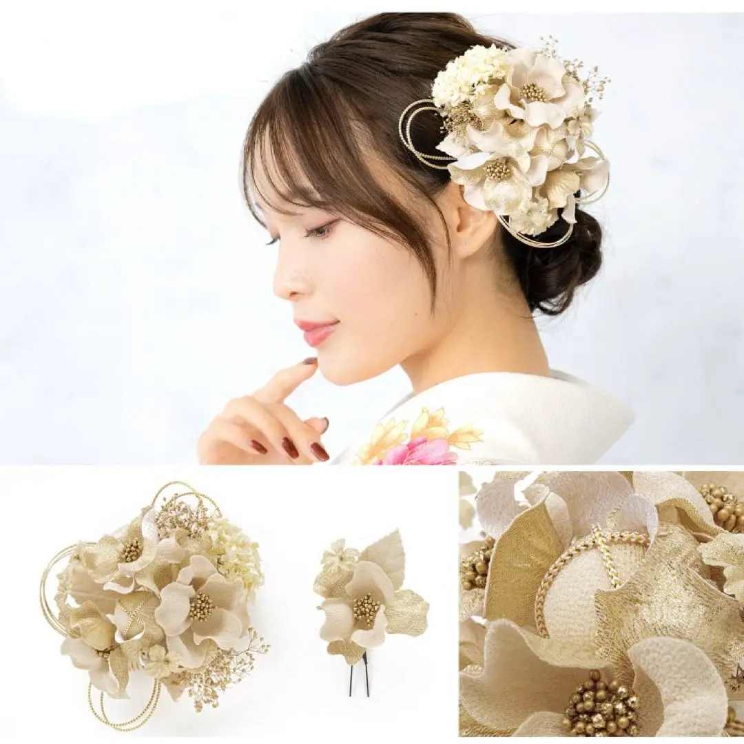 Thumbnail of Hair Accessories for Japanese Clothing: Seijinshiki (Coming-of-Age Ceremony), Graduation, Pre-Wedding Photos, Shichi-Go-San (Children's Day), Kimono Shop Soubien