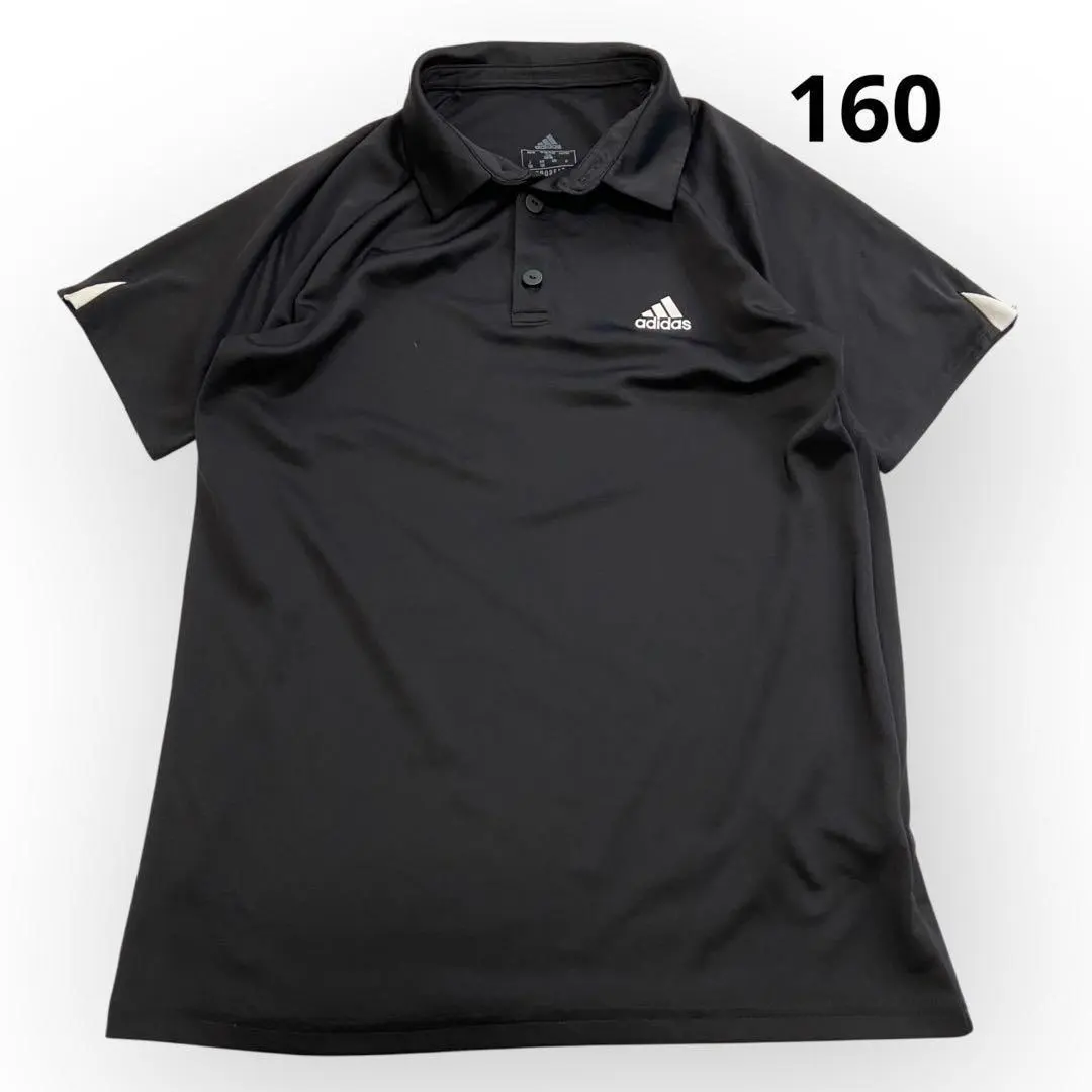 愛迪達 adidas Polo衫 黑色 160 女款 的縮圖