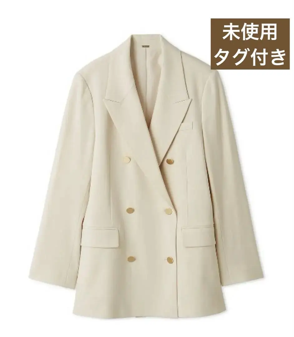 【apa】Mila Owen 金釦オーバーサイズダブルブレストジャケット Mila Owen（ミラオーウェン）の「金釦オーバーサイズダブル