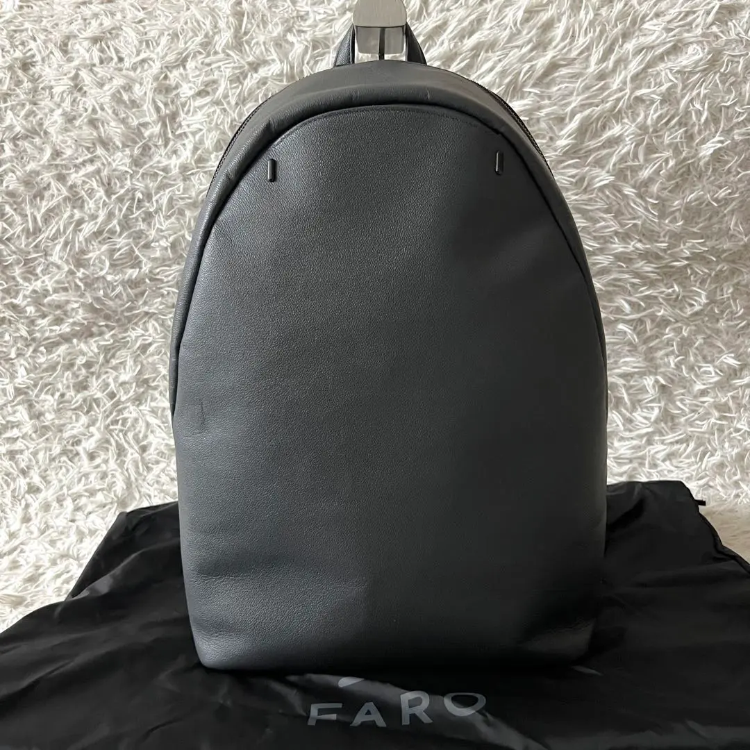 極美品 FARO ファーロ urban リュック 袋付 レザー 大容量 グレー系 FARO Urban 2Way Sack2 ファーロ アーバン2ウェイサック2 レザー