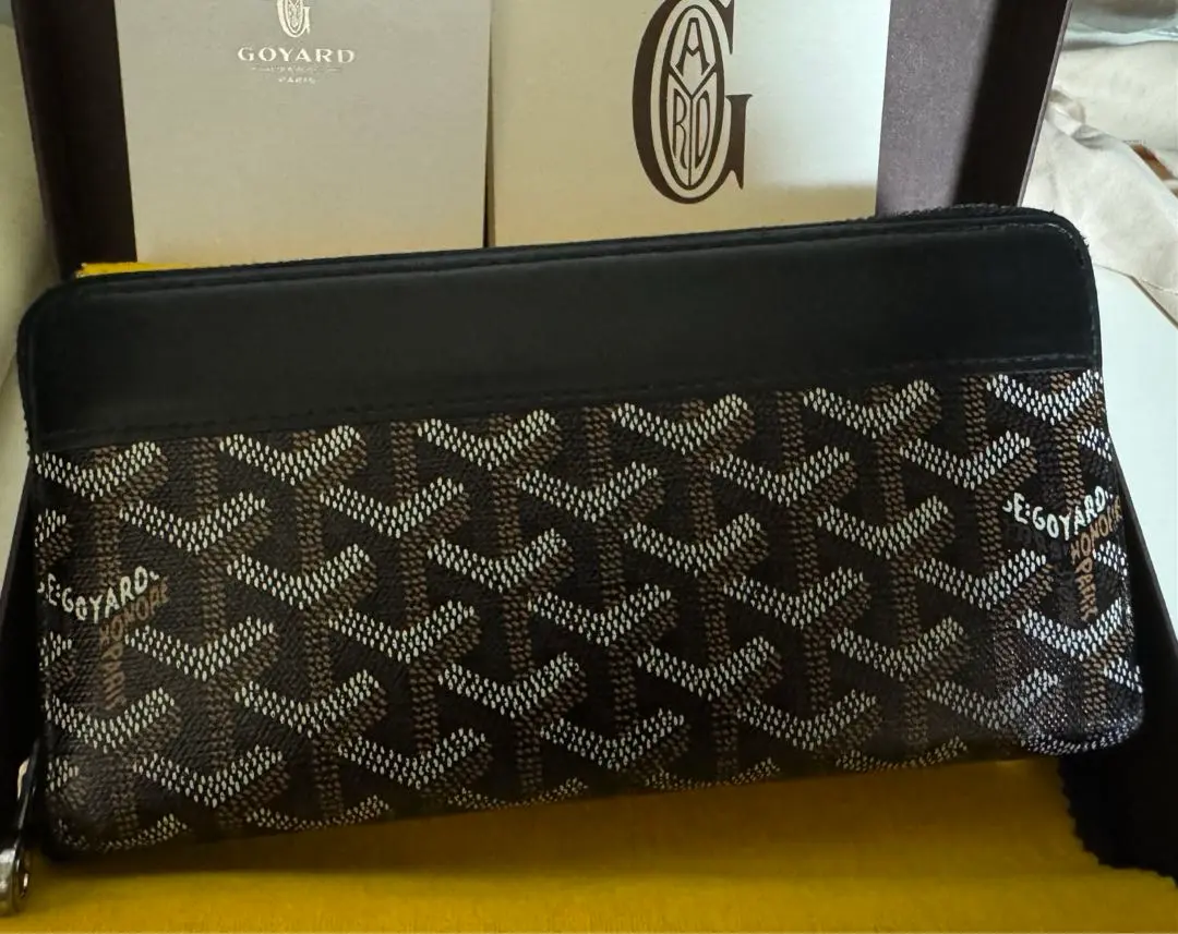 Goyard モノグラム 長財布 箱付きブラック 2025年最新】GOYARD カラー：ブラック系 長財布の人気アイテム