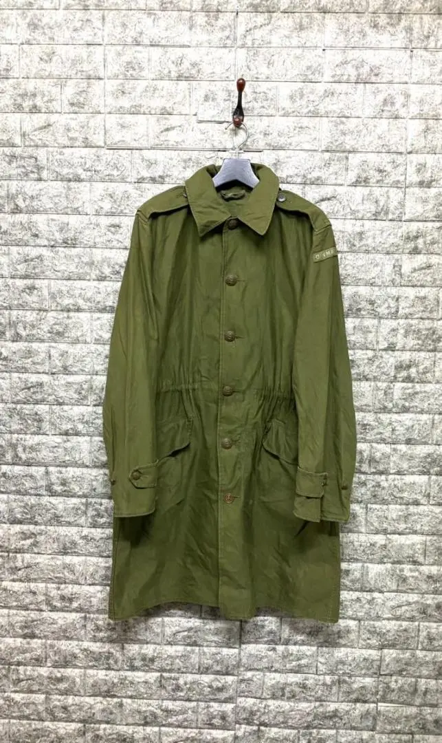 極美品 60sデンマーク軍 デンマーク市民防衛隊 極厚ウールロング