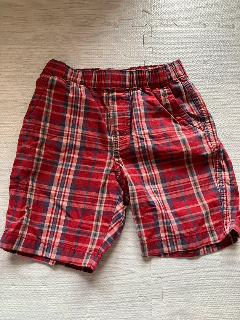 Thumbnail of UNIQLO KIDS Shorts 120 Red/Checkered