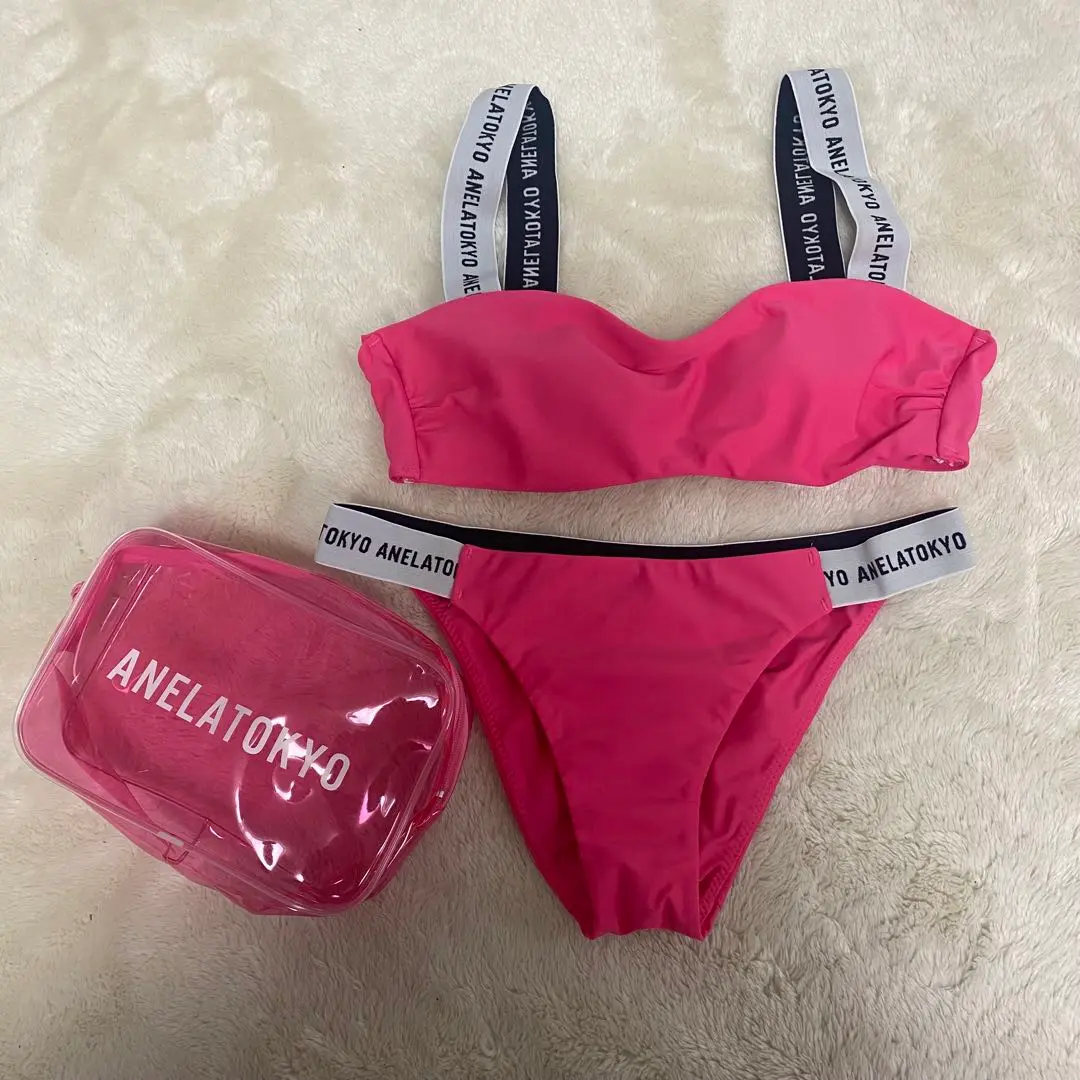 アネラ　ANELA 水着 anela tokyo アネラトーキョー 水着 ビキニ ピンク 新品 - メルカリ