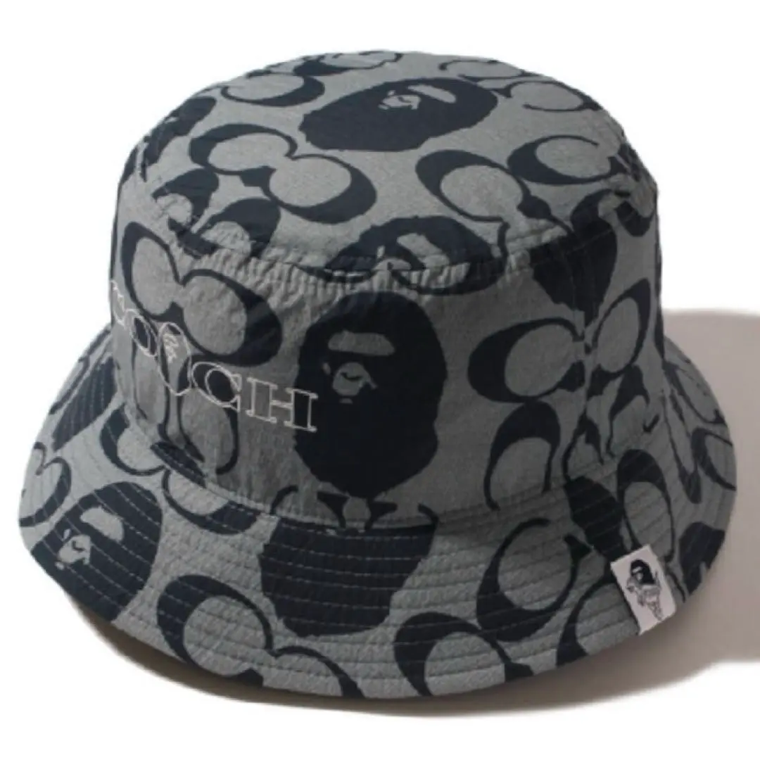 A Bathing Ape サイドリボンストローハット ブラック 新品 A Bathing Ape サイドリボンストローハット ブラック 新品