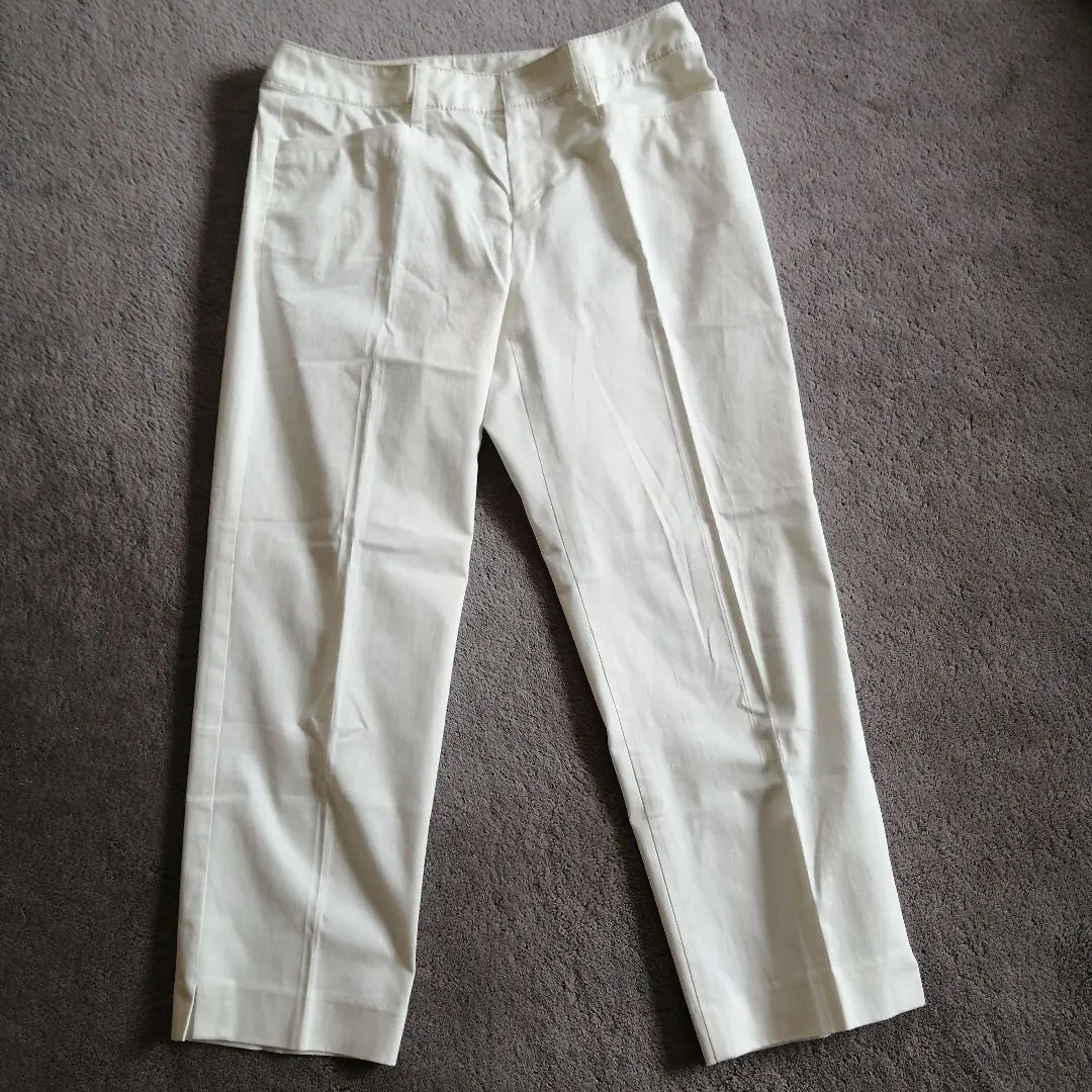 Thumbnail of Price reduced: Jiyuku Slacks, 7/10 length, off-white