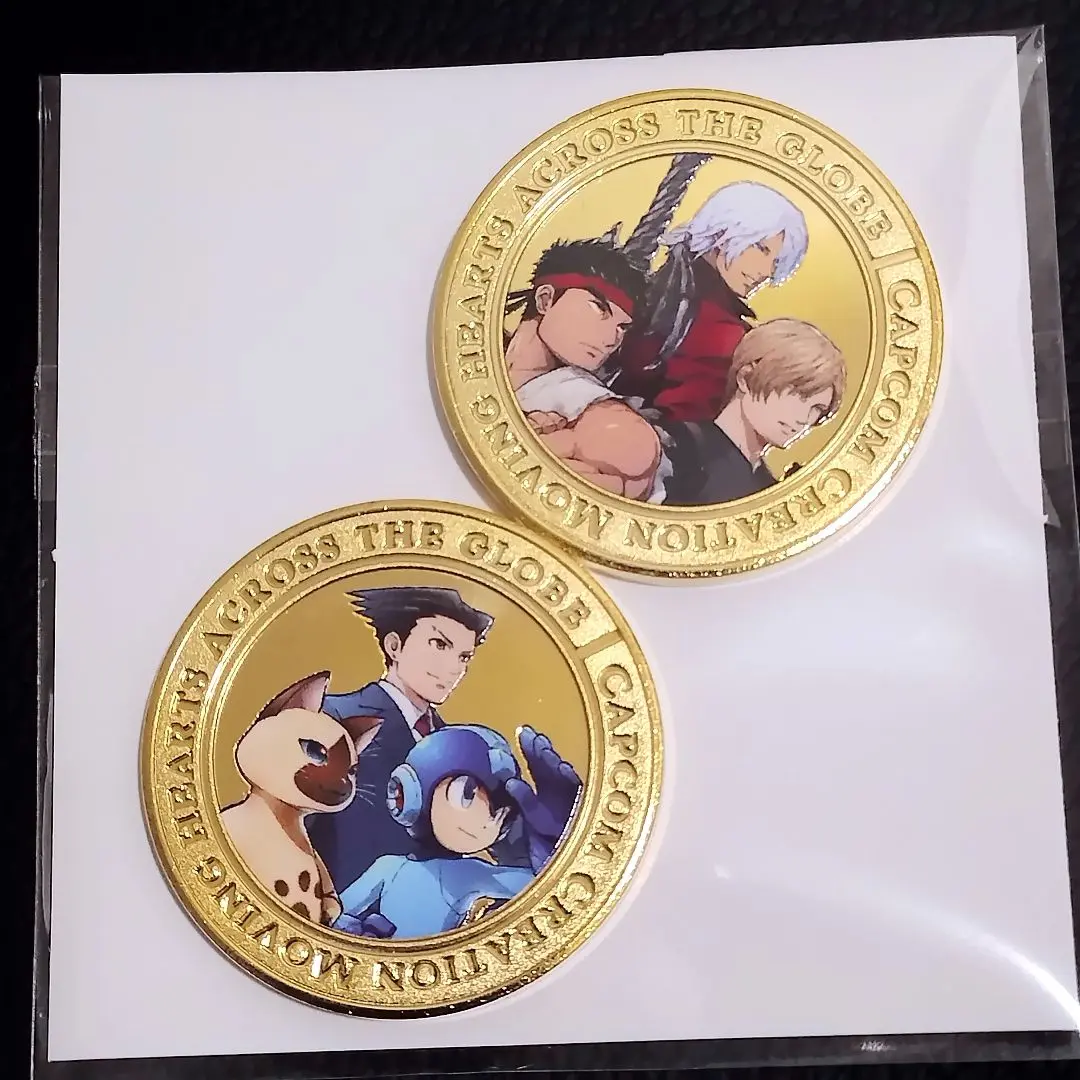 大カプコン展 公式図録 特装版 + 記念メダル 大カプコン展｣でカプコンキャラ記念メダル！ : 「レ・ゲーム新聞
