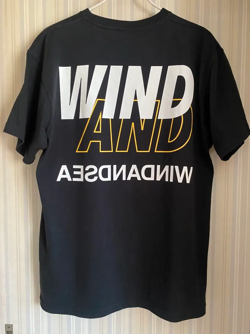 【美品】WIND AND SEA HEART TEE ブラック　Tシャツ SEA BASIC PERFECT TEE