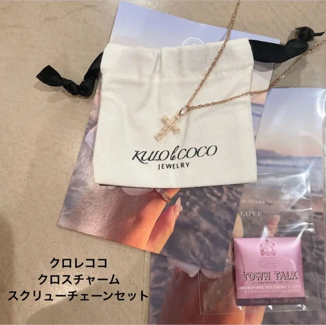 クロレココ　TSUKIチャーム&チェーン　ピンクゴールド　ハワイアンジュエリー 楽天市場】ネックレス ハワイアンジュエリー チェーン付き