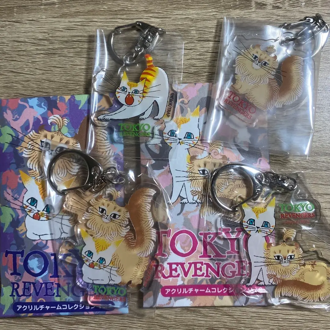 新品 東京リベンジャーズ アクリルチャーム 黒ねこ意匠 vol.2 セット 東京リベンジャーズ | RE:SHAZAM®︎