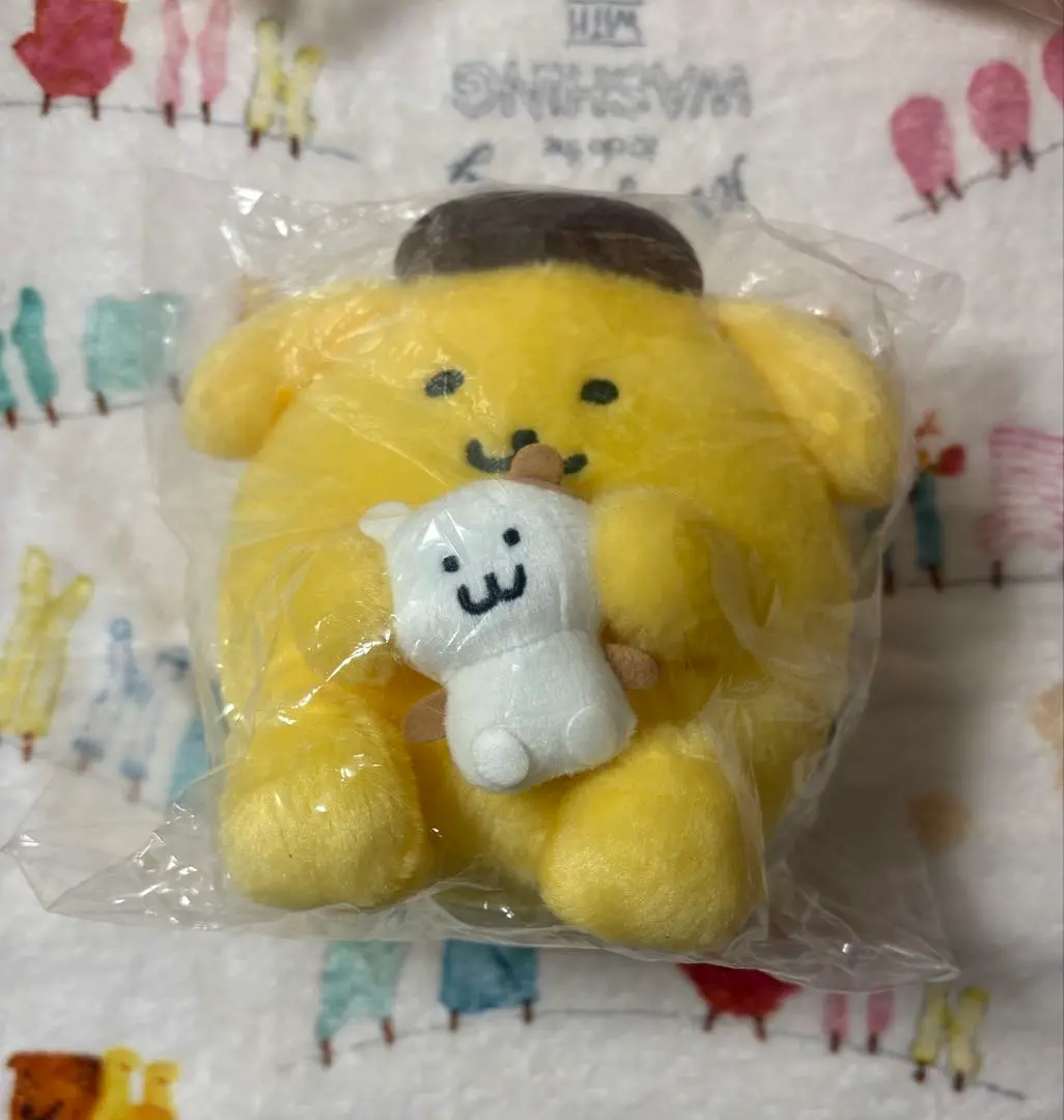 ナガノ サンリオキャラクターズ ペアぬいぐるみ ポムポムプリン コラボ ナガノ×サンリオキャラクターズ ペアぬいぐるみ（ポムポムプリン