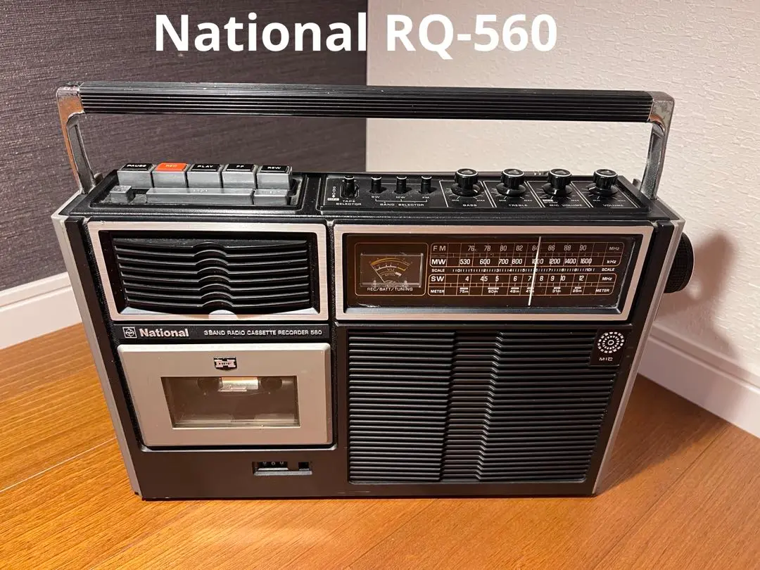 松下電器 ラジカセ RQ-560 中古品。動作していますがジャンク品として出品 松下電器 ラジカセ RQ-560 中古品。動作していますがジャンク品