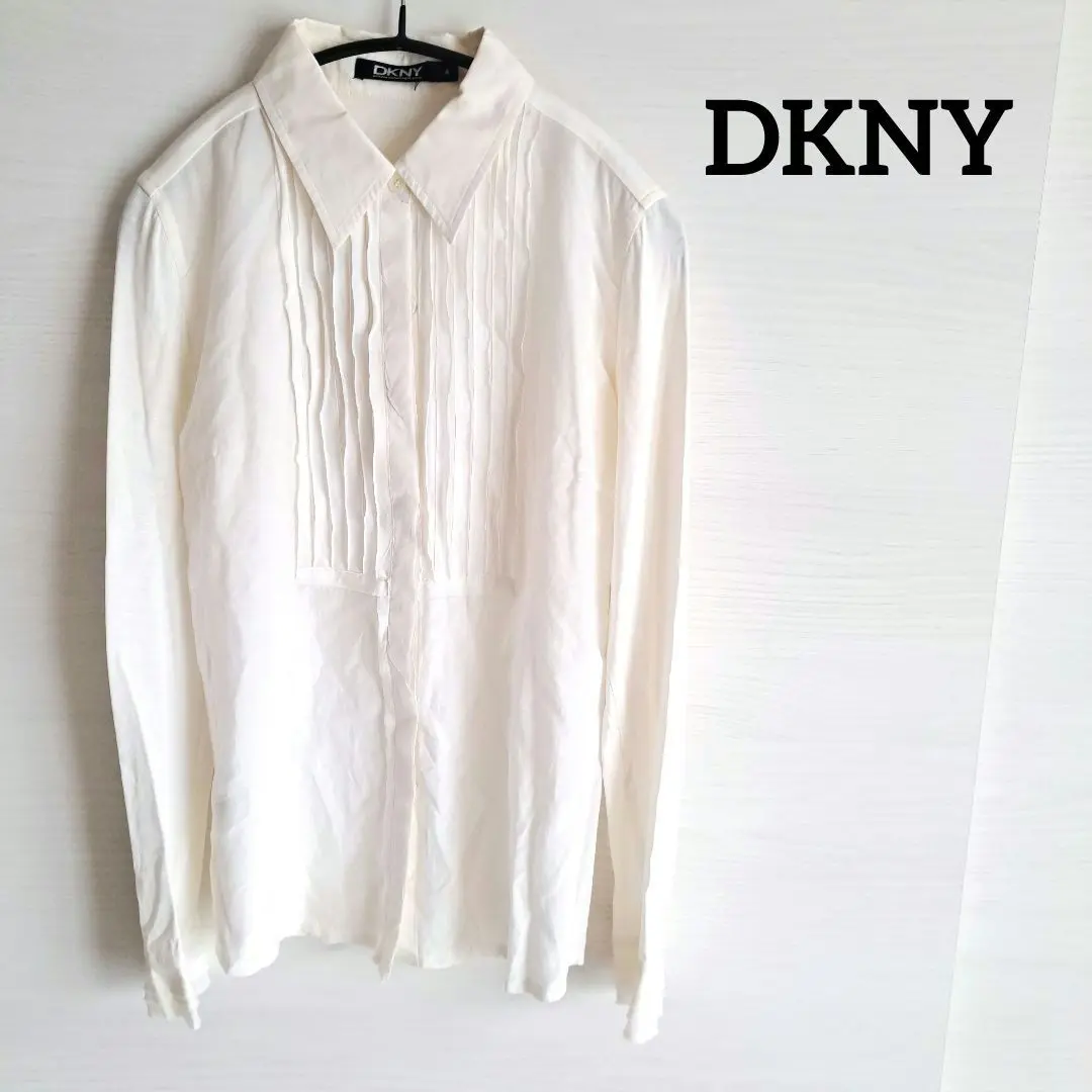 DKNYダナキャランニューヨーク シルクブラウス