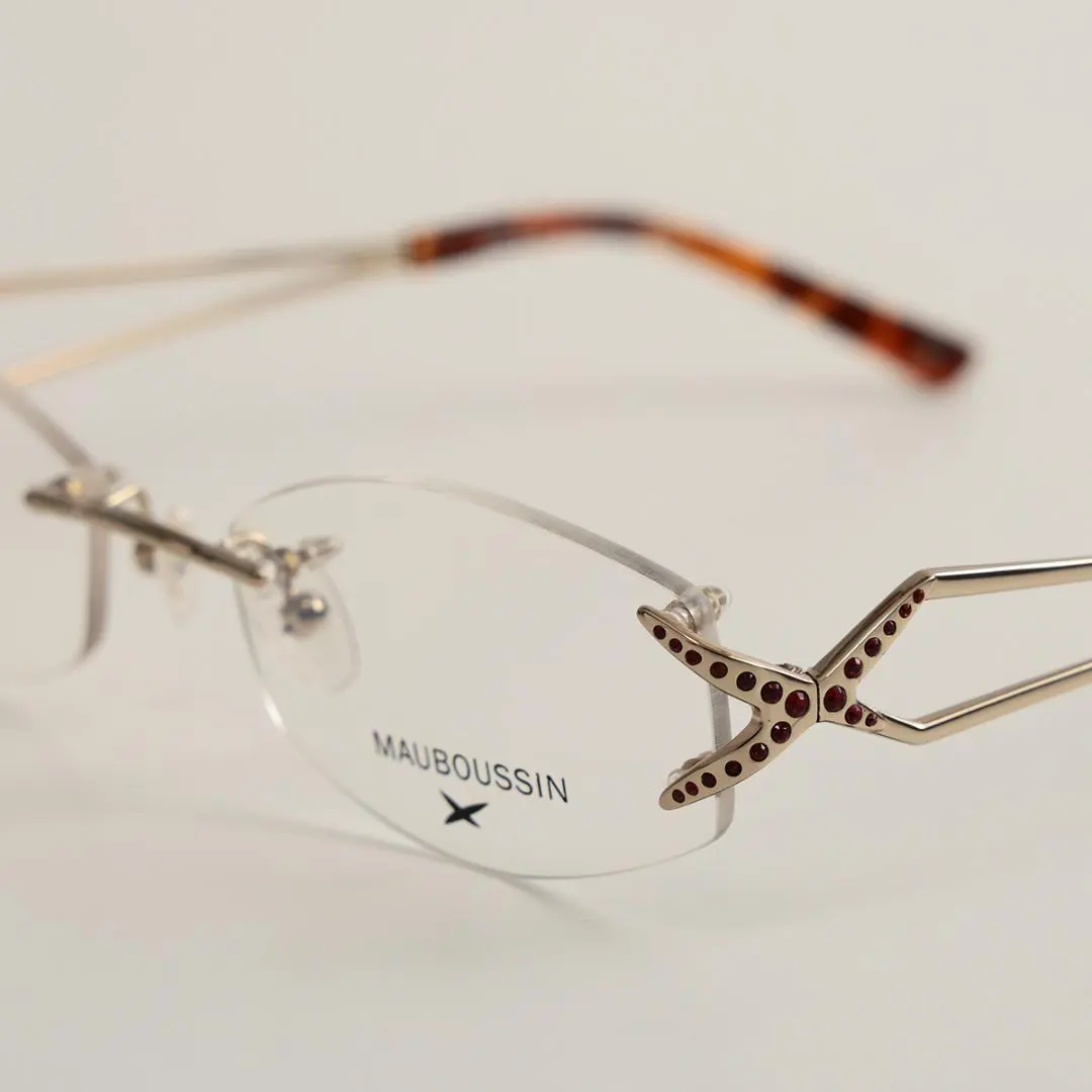 MAUBOUSSIN（モーブッサン）正規品 フランス製 眼鏡 フレーム メガネ - メルカリ