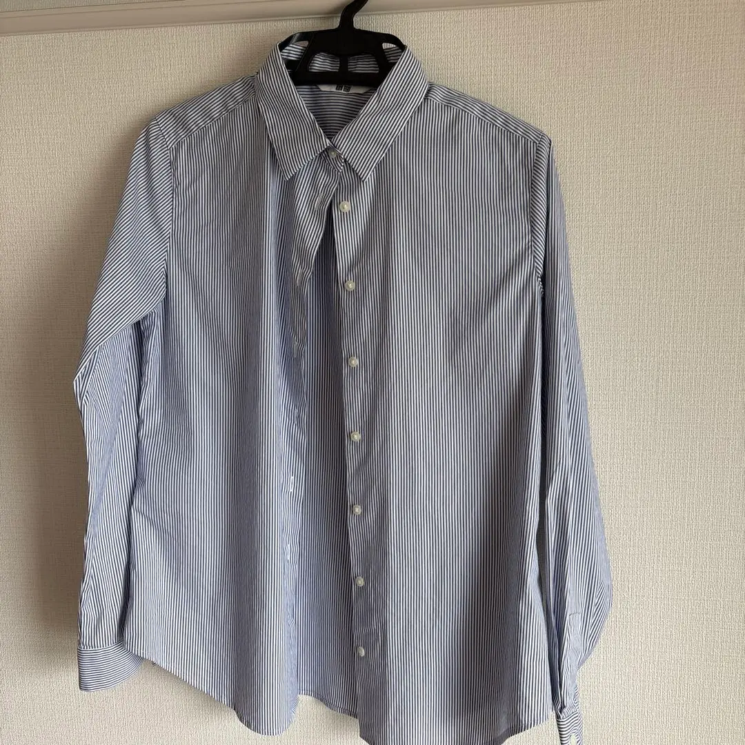 Thumbnail of UNIQLO Striped Long Sleeve Shirt, Size M
