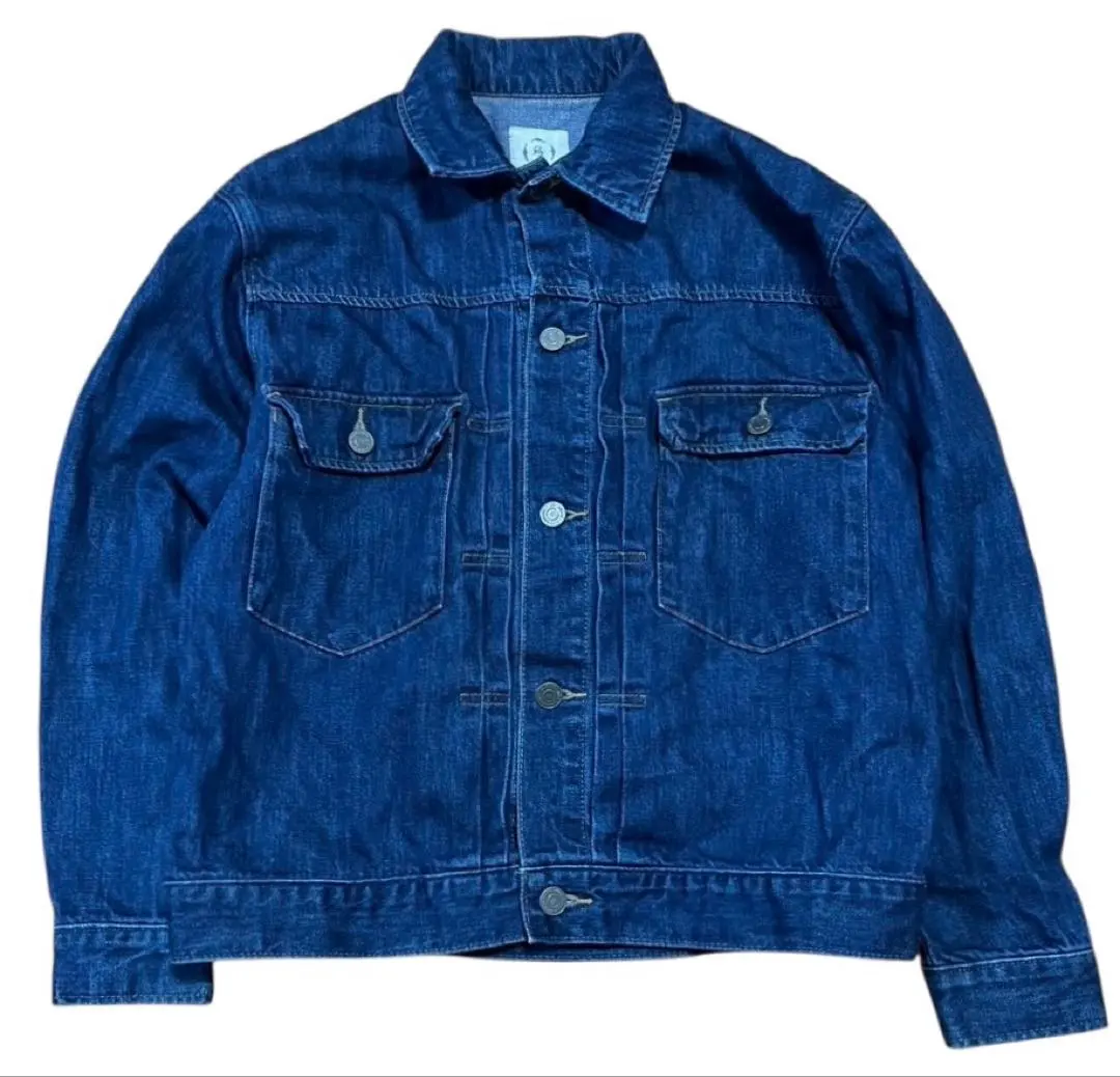 Thumbnail of Samansa Mos2 Indigo Denim Jacket, Short Length