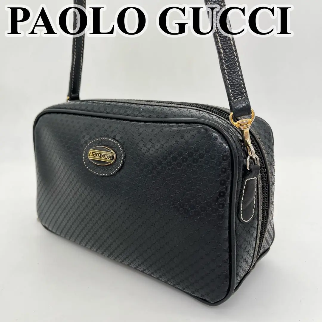 【専用出品のため購入不可】GUCCI ブラック レザービジネスバッグ GUCCI レザー ビジネスバッグ 黒