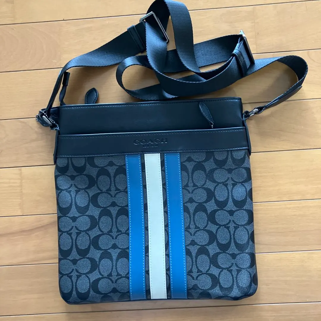Thumbnail of COACH Shoulder Bag with Stripe Design