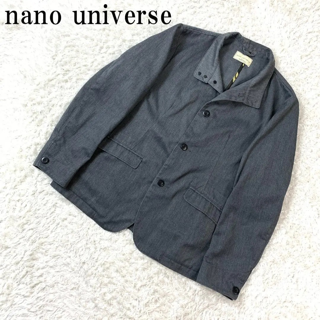 Thumbnail of nano universe jacket cotton unlined gray XL B9879
